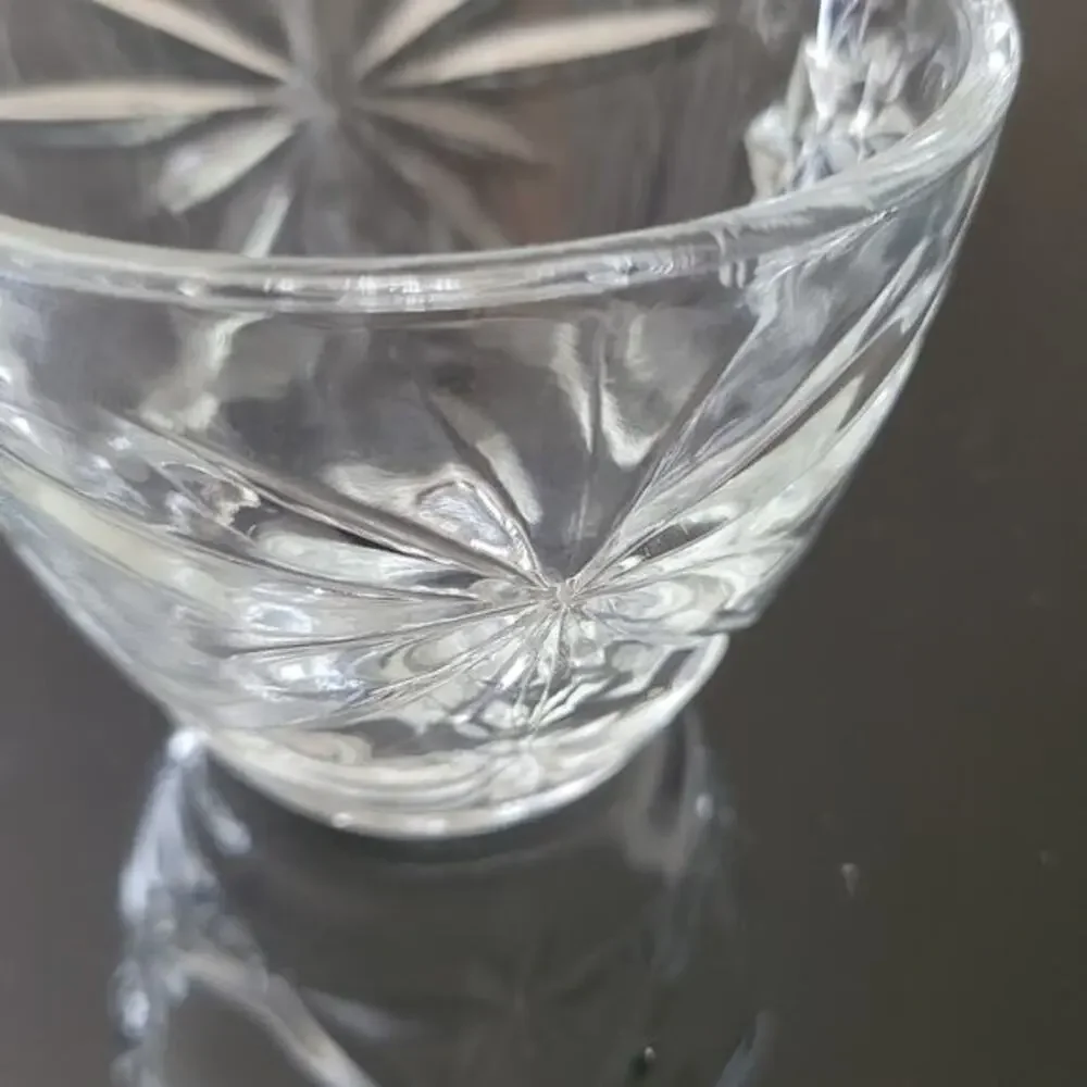 Vintage Mid Retro Century Modern Anchor Hocking Star of‎ David Sugar and Creamer